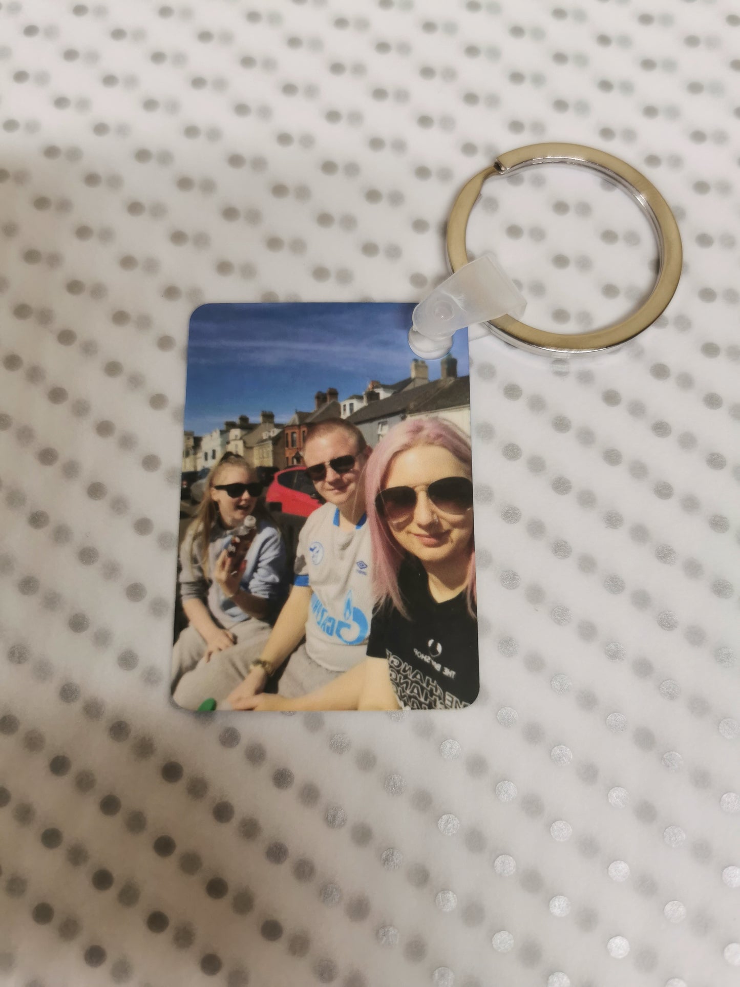 Double sided Photo Keyring