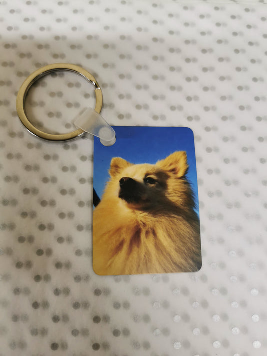 Double sided Photo Keyring