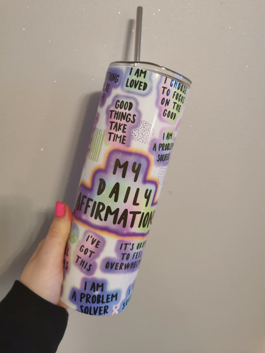 Affirmations Tumbler